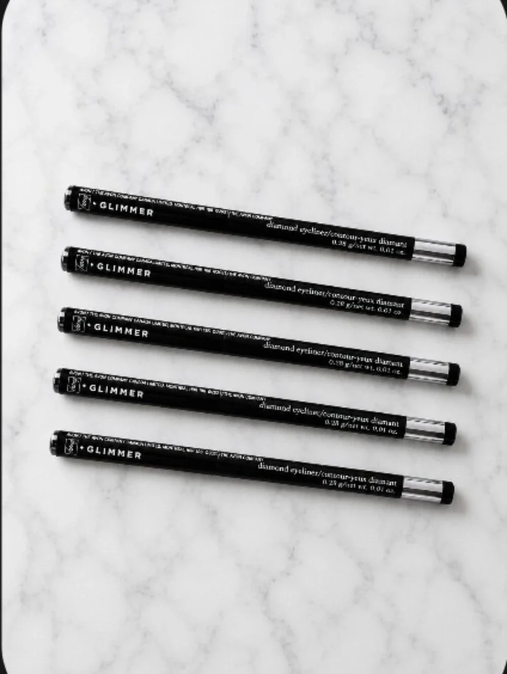 5 x Avon fmg Glimmer Diamonds (Black) Eyeliner .01 oz each NEW & SEALED!